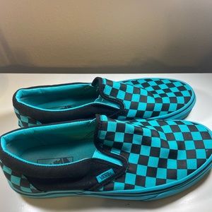 Checkerboard Slip On vans
